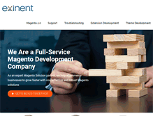 Tablet Screenshot of exinent.com